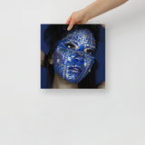 Blue Crystal Avant Garde Makeup | Cindy Chen Designs