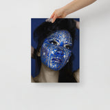 Blue Crystal Avant Garde Makeup | Cindy Chen Designs