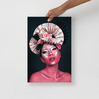 East Meets West Pink Avant Garde Makeup | Cindy Chen Designs