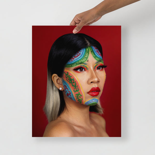 India Inspired Avant Garde Makeup | Cindy Chen Designs