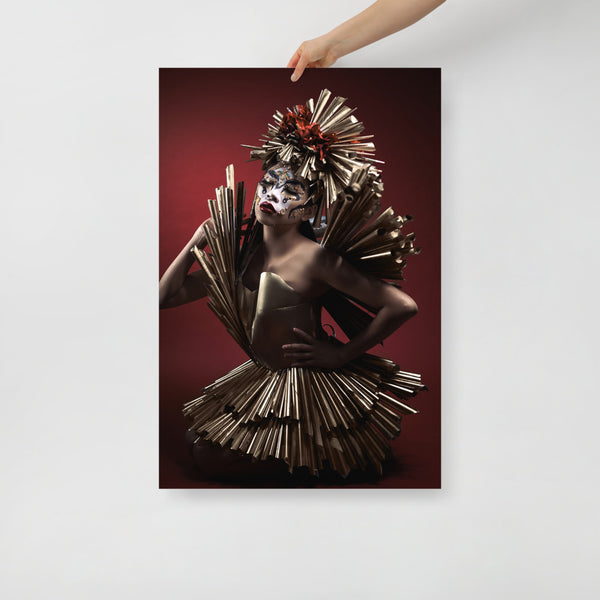Metal Ballerina Avant Garde Makeup | Cindy Chen Designs