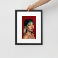 India Inspired | Matte Paper Framed Poster With Mat