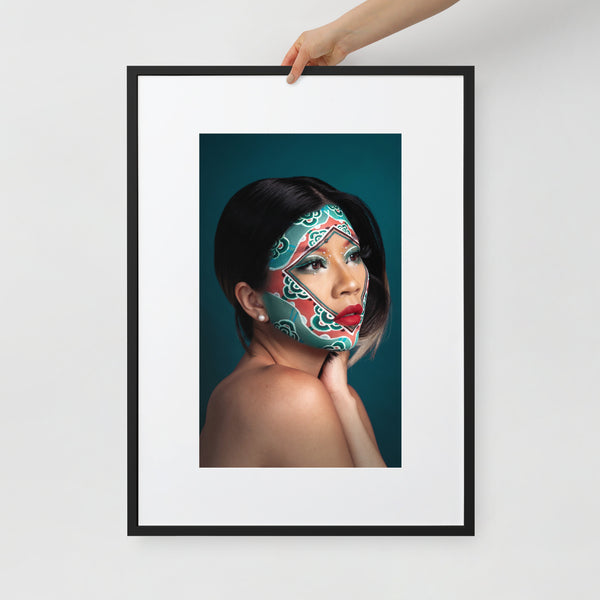 Korea Inspired | Matte Paper Framed Poster With Mat