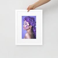 Lavender | Matte Paper Framed Poster With Mat