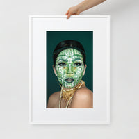 Royal Beetle | Matte Paper Framed Poster With Mat