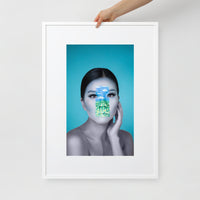Hidden Sky | Matte Paper Framed Poster With Mat