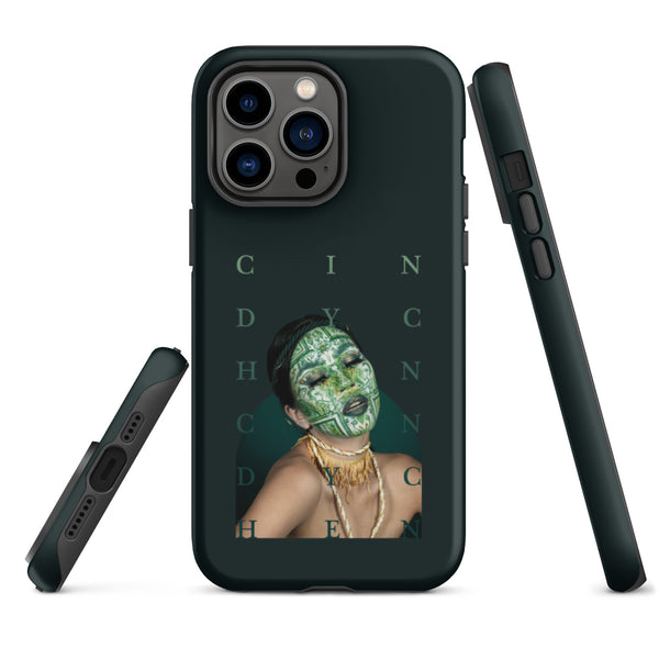 Cindy Chen Designs Green Beetle Tough iPhone case